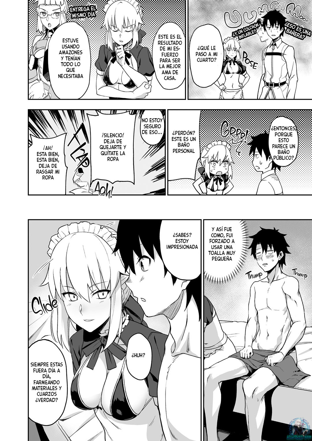 Chaldea Soap SSS-kyuu Gohoushi Maid | Chaldea Soapland's Premium Maid page 4 full