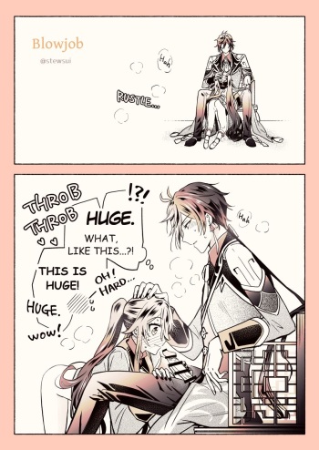 [stewsui] Zhongli x Hu Tao blowjob (Genshin Impact) [English] cover