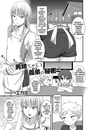 [Egami] Onee-chan to Otouto no Himitsu (Otokonoko HEAVEN Vol. 42) [Spanish] [Traps,Milfs and Lolis Scan] [Digital] cover