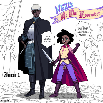 [Fellatrix] Nell's No Nut November [French] (Ongoing) cover
