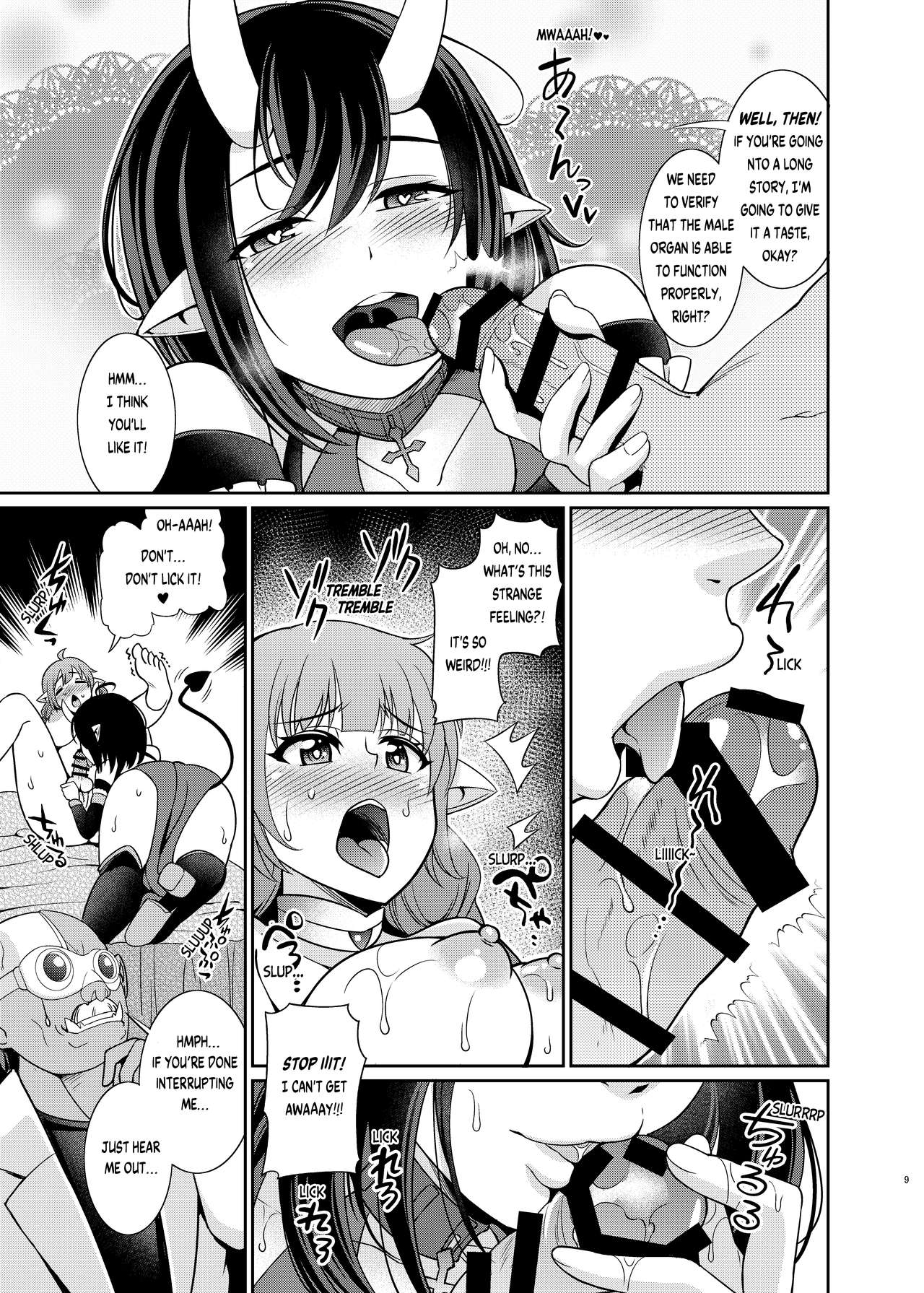 Futanari Elf no Tanetsuke Bokujou 1 | Futanari Elf Breeding Farm 1 page 9 full