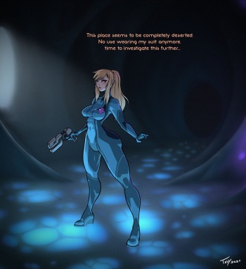 [Toby_Art] Dark Samus corruption cover