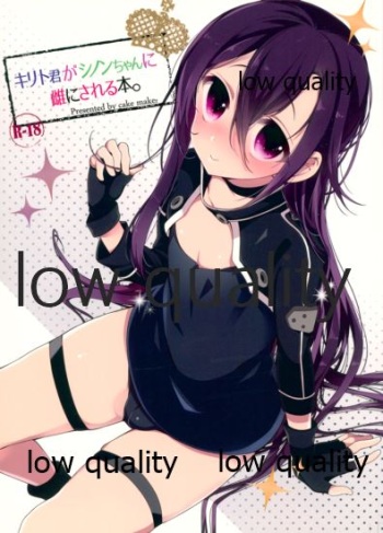 (C87) [cake maker (Sakiyo Cake)] Kirito-kun ga Shinon-chan ni Mesu ni Sareru Hon. (Sword Art Online) cover