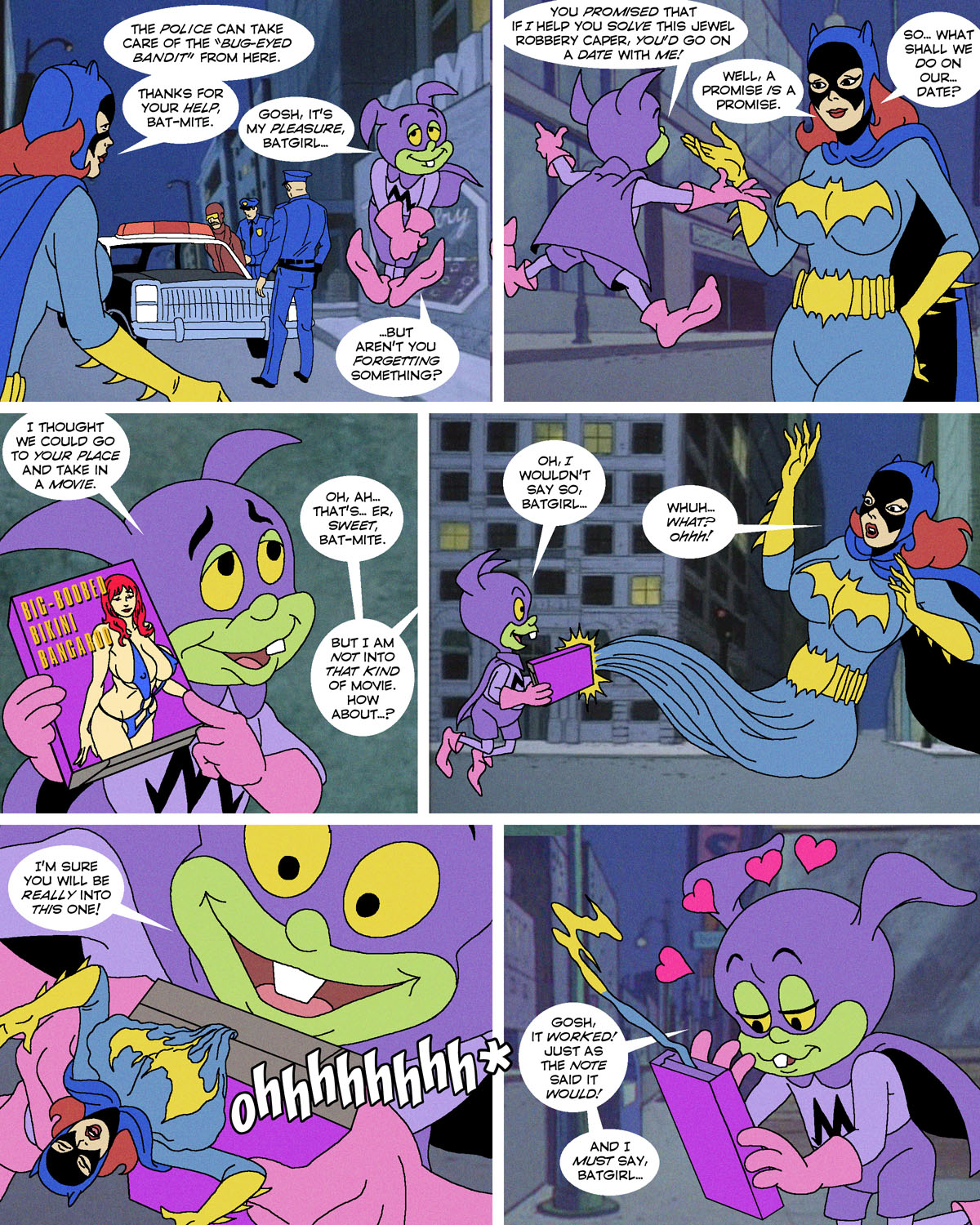 The New Adventures of Batgirl -- Video Dating - Page 1 - Comic Porn XXX