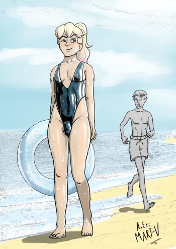 (Mari-V) Jessy CD on the beach cover