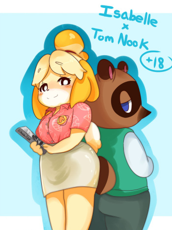 [PandaisChub] Isabelle X Tom Nook (Animal Crossing) cover
