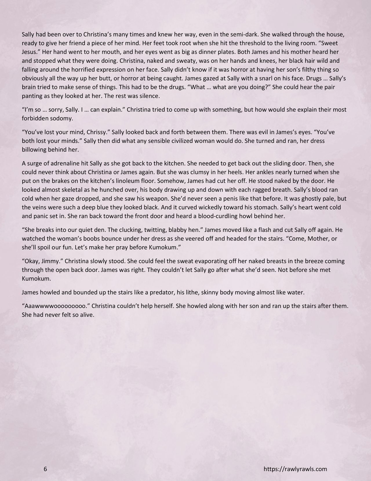 Coyote's Trick Chapter 3: Rawly Rawls Fiction page 6 full