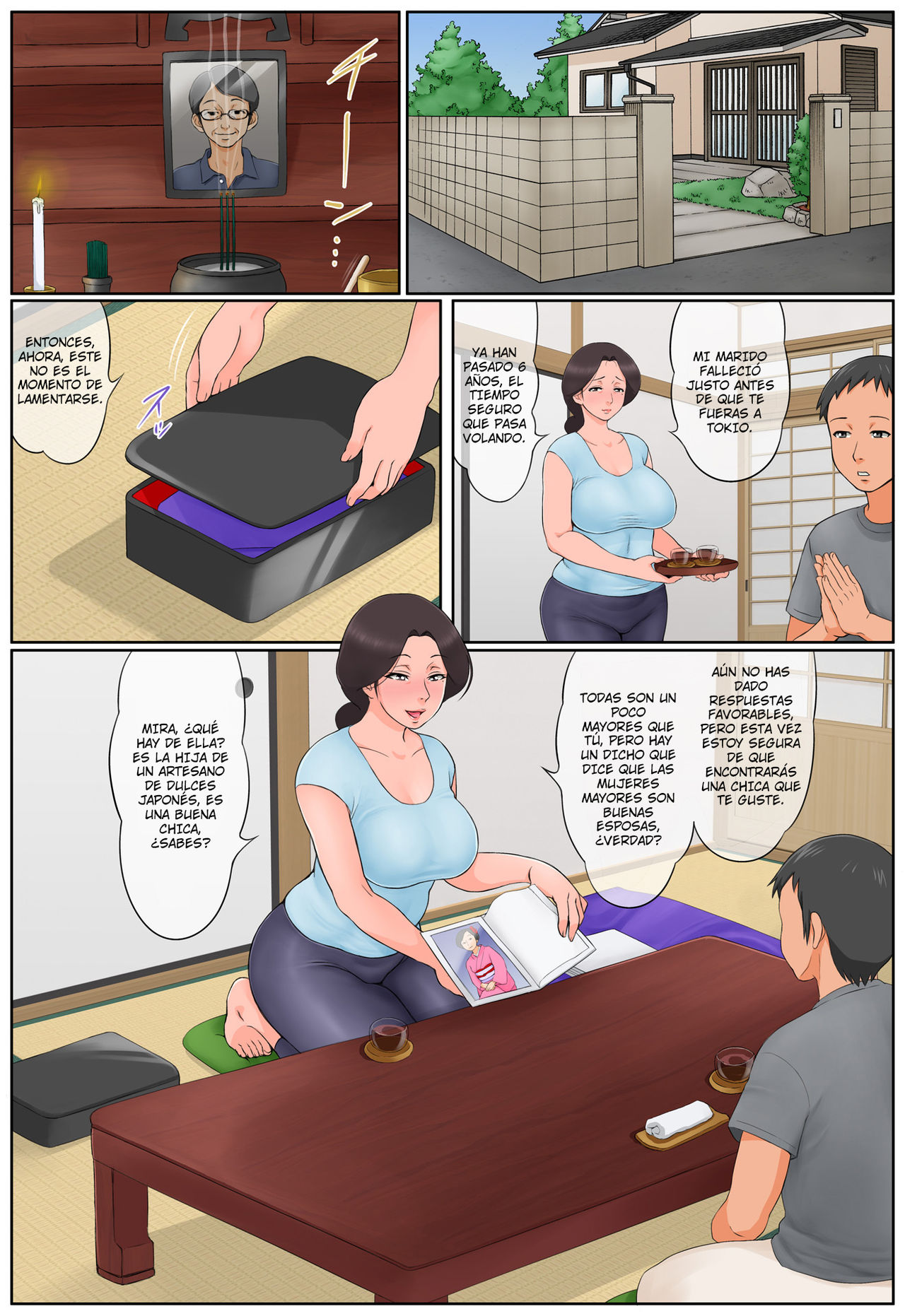 Chiisai Koro Kara Osewa Ni Natte Iru Kinjo No Oba-San O Otoshite Tanetsuke! | ¡Conseguí que la vecina que ha sido amable conmigo desde que era pequeño se enamorara de mí y me dejara follarla! page 6 full