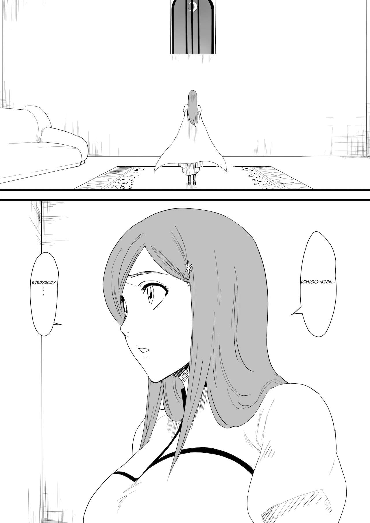 Orihime is attacked by goblin-like hollows page 1 full