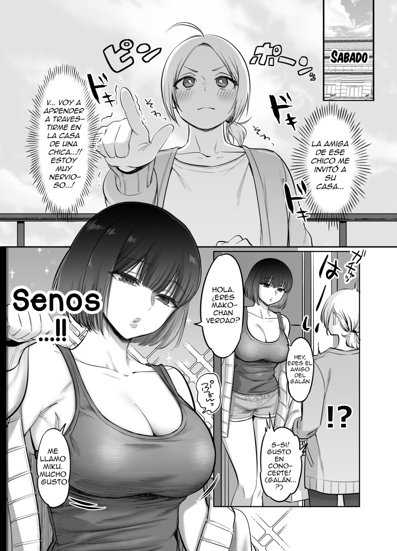 Shoshinsha Josou Danshi o Osotte Mita page 8 full