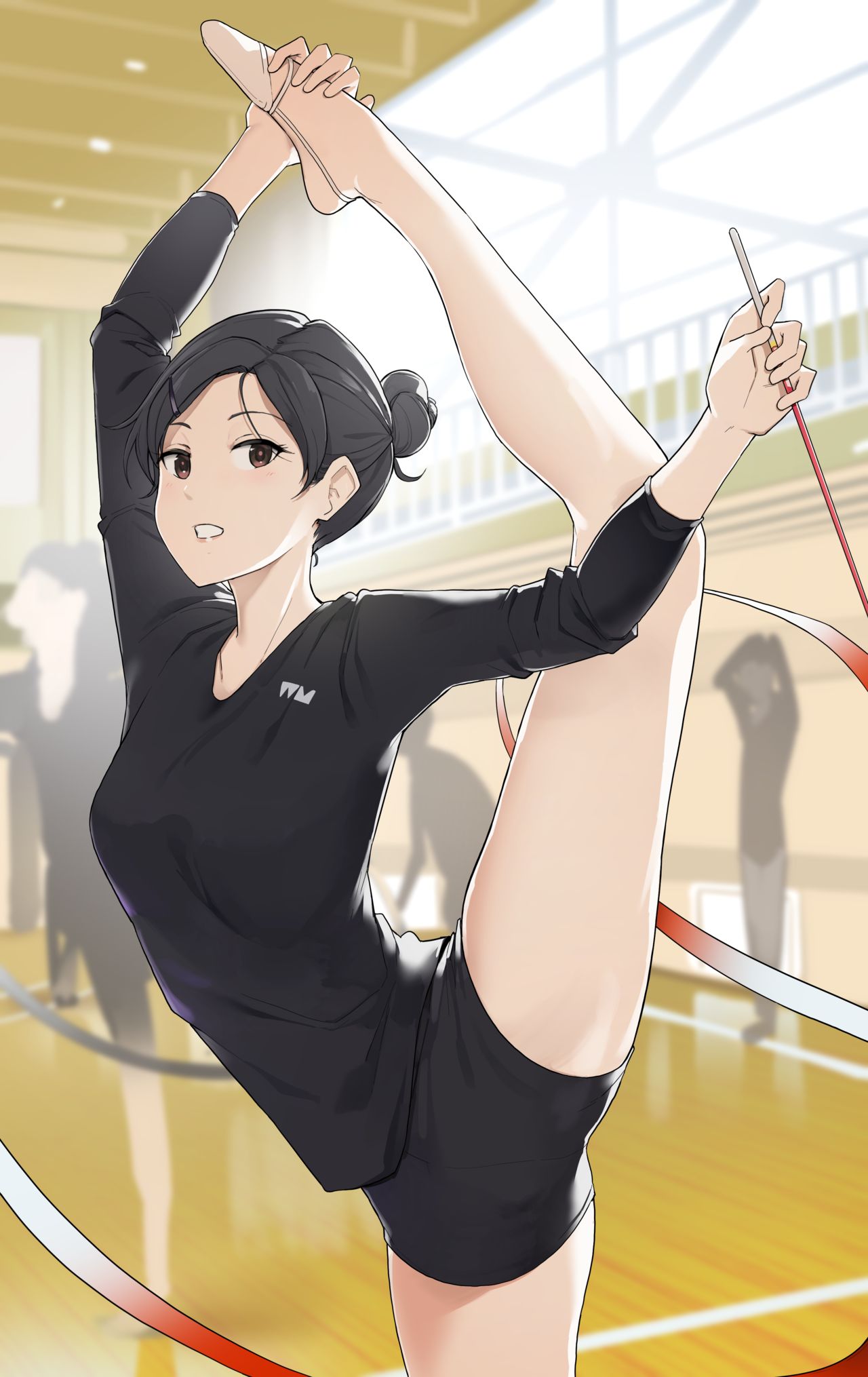 新体操サークル女子が関節可動域めいっぱい使ってHする話 page 1 full