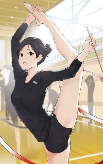 [わかまつ] 新体操サークル女子が関節可動域めいっぱい使ってHする話 cover