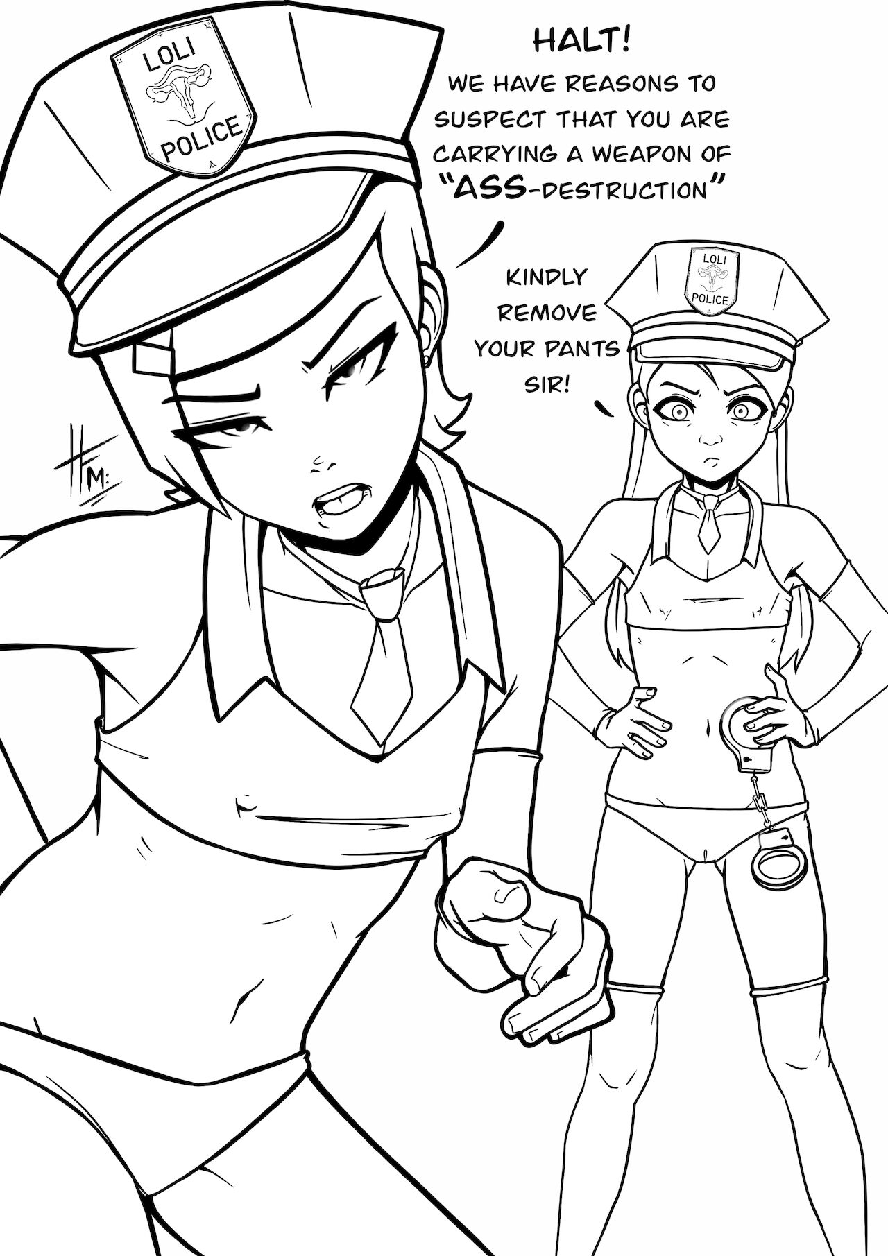Gwen and Violet: Loli Police page 7 full