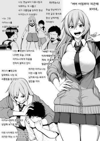[Sevengar] Toshiue Onee-san Oraora-kei DQN ni Kaeriuchi ni sare Mesu Ochi  | 연상의 누나가 얼짱양아치 자지에 박혀 암컷저속해버린다 [Korean] cover
