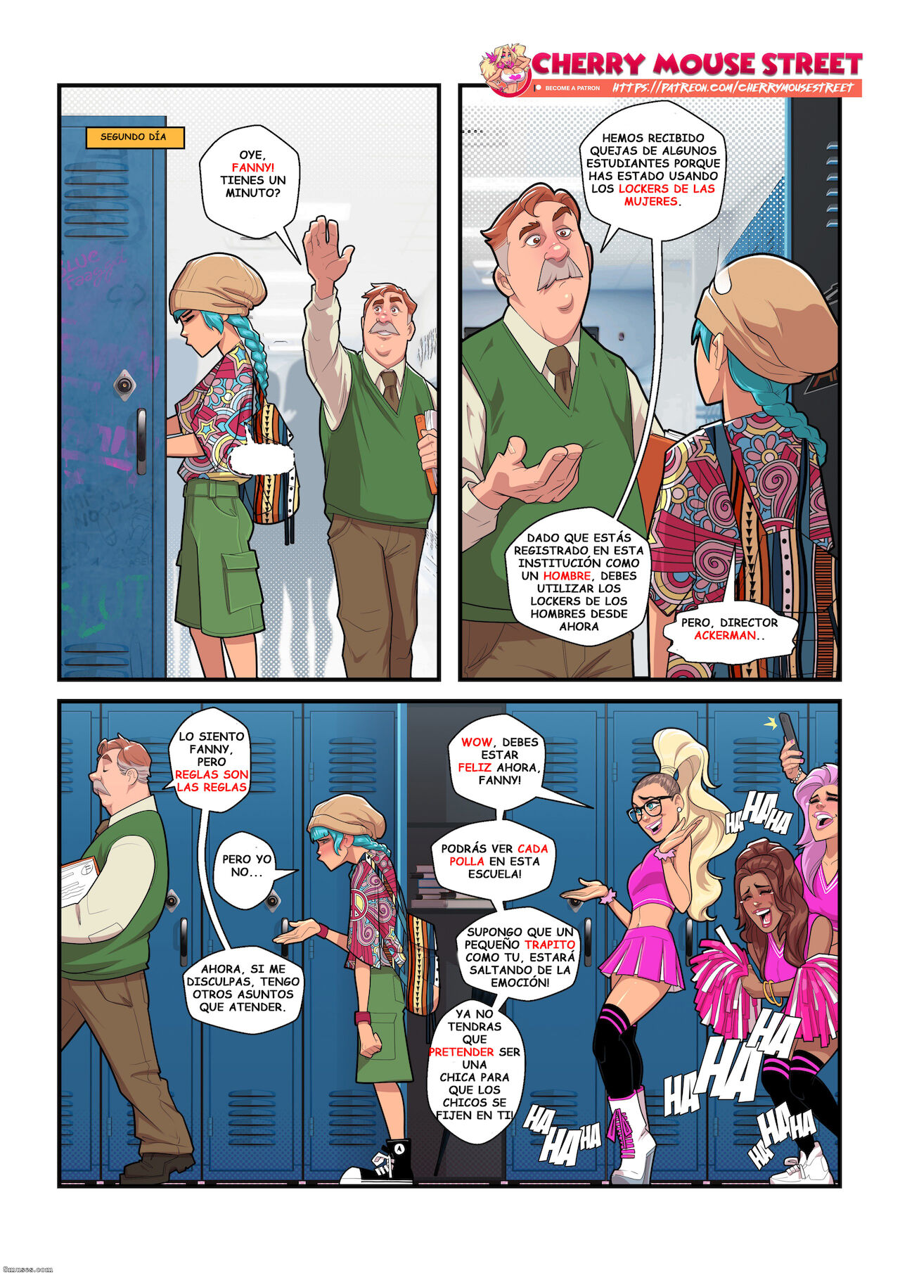 Fanny: Bad Cheerleader page 3 full