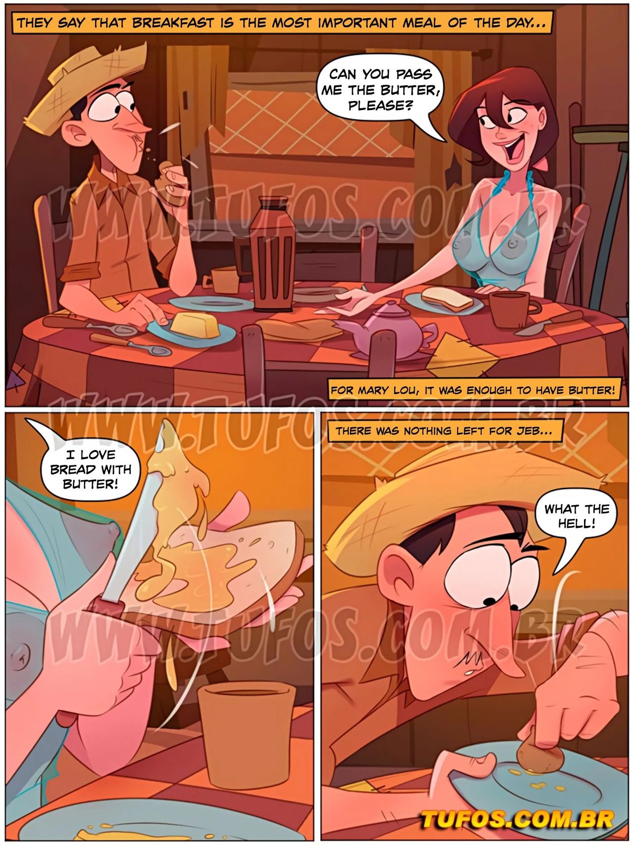 The Hillbilly Farm  - 41 - Ass without butter - english page 2 full