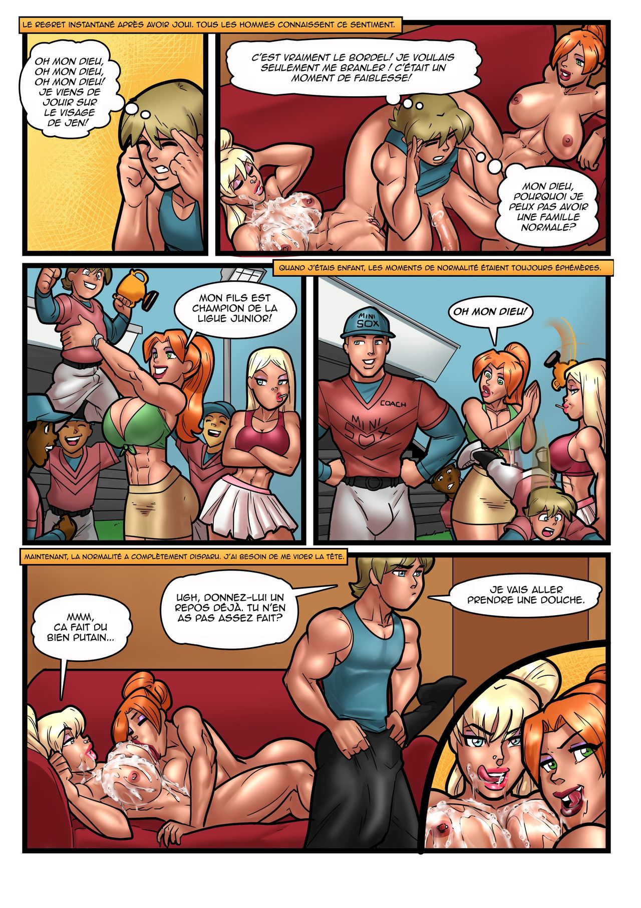 My Mom And Sister Are Size Queen Sluts Ch 1-2 page 12 full