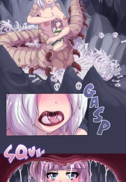 A hungry centipwoman