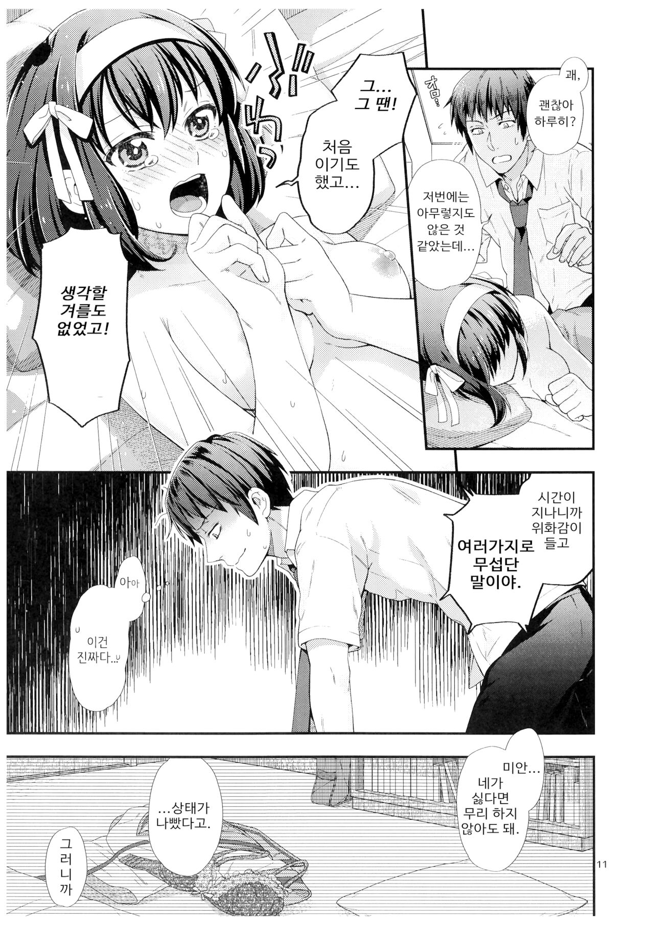 하루히는 두 번째는 하고 싶지가 않아!! page 11 full