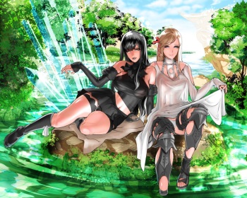 [Nikumansho](Japanese) Futareid Zero: Black Gal VS White Gal (FFXIV) cover
