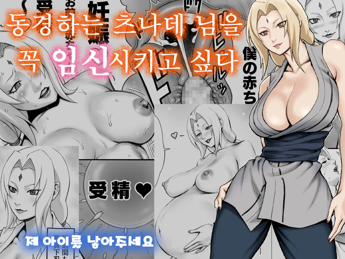 憧れのツナデ様を絶対妊娠させたい  |  동경하는 츠나데 님을 꼭 임신시키고 싶다 page 1 full