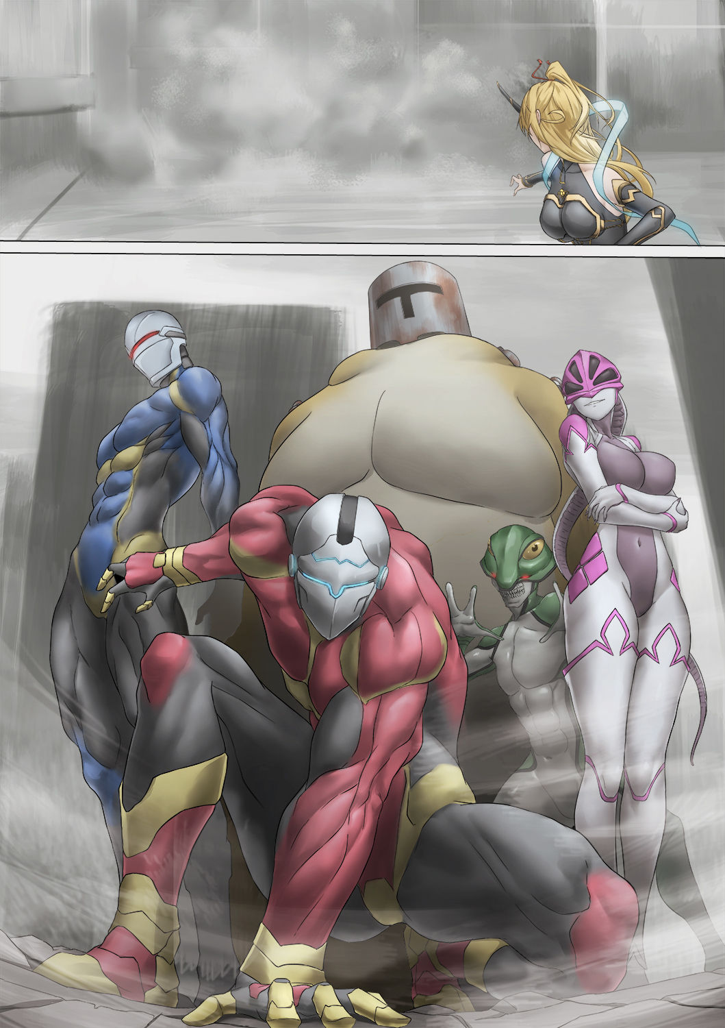 Heroine Violation: Swapped Between 5 Enemies page 11 full