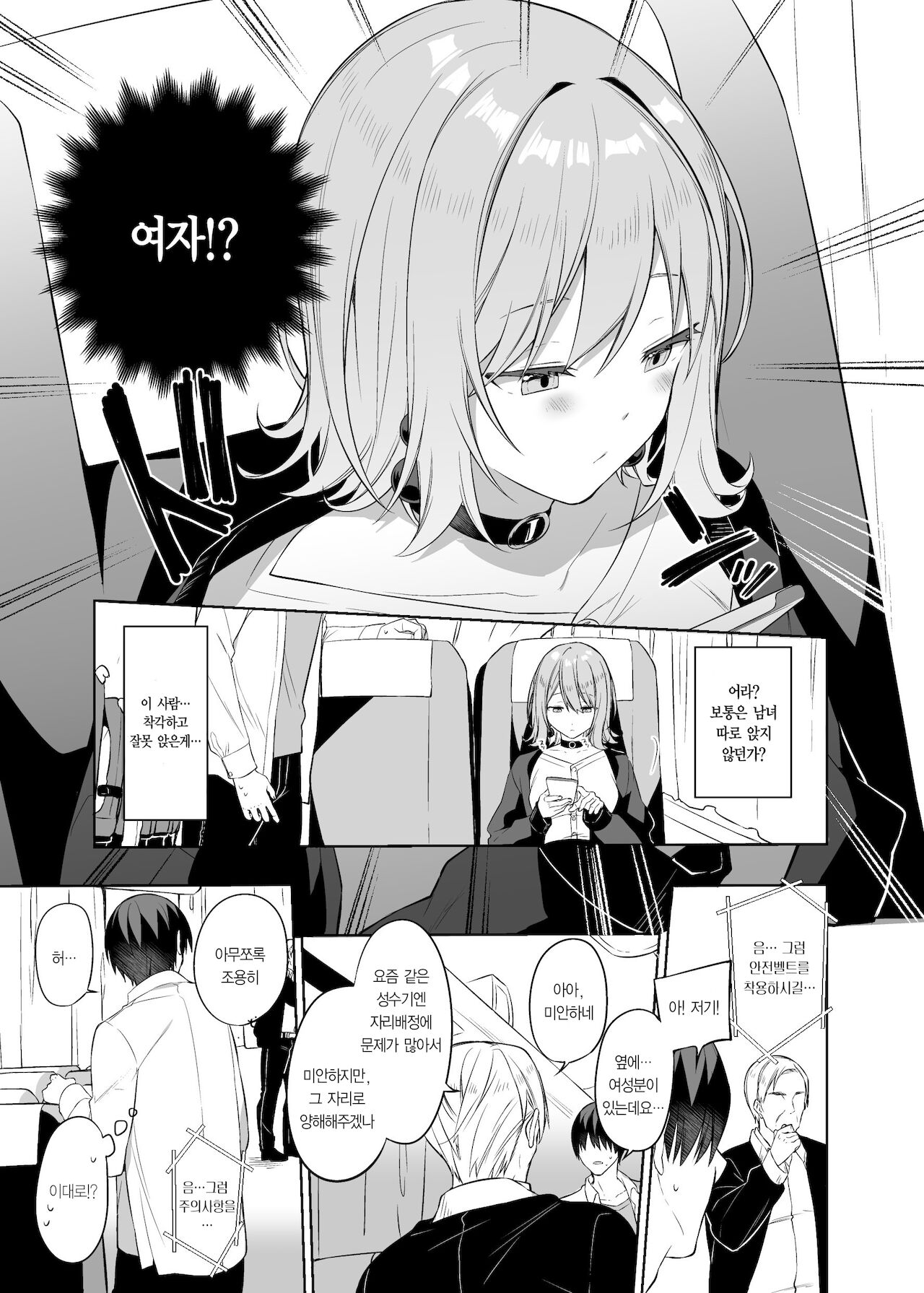Secret Liner SR1-bin ~Yakou Bus no Koukousei Chijo~ | 시크릿 라이너 SR1편 ~야간버스의 ●고생치녀~ page 4 full