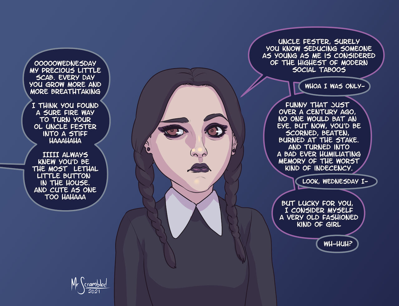 Happy Halloween with WEDNESDAY! page 1 full
