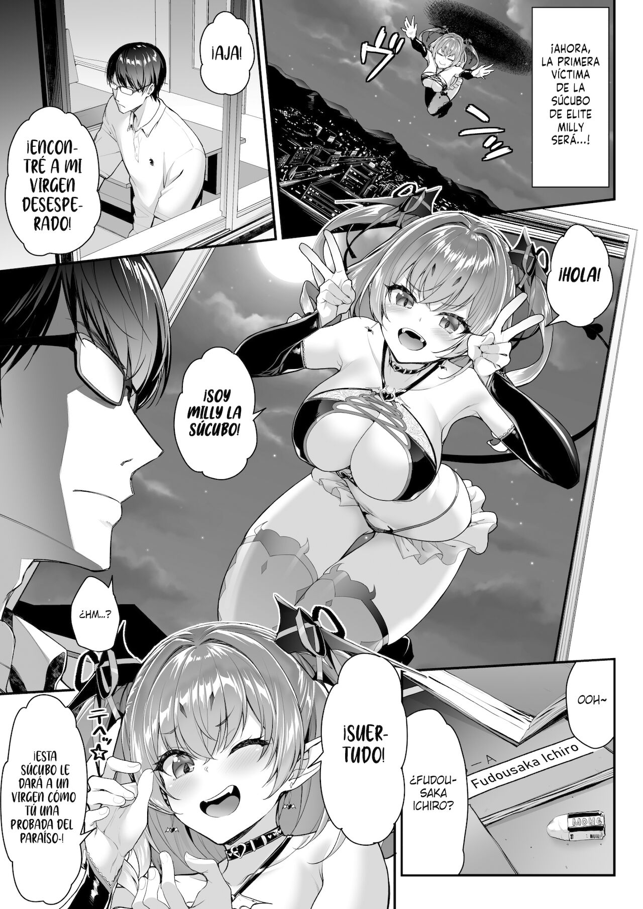 Zako Succubus-chan wa Semen ga Hoshii no! | ¡Esta Sucubo-chan Novata quiere tu Semen! page 5 full