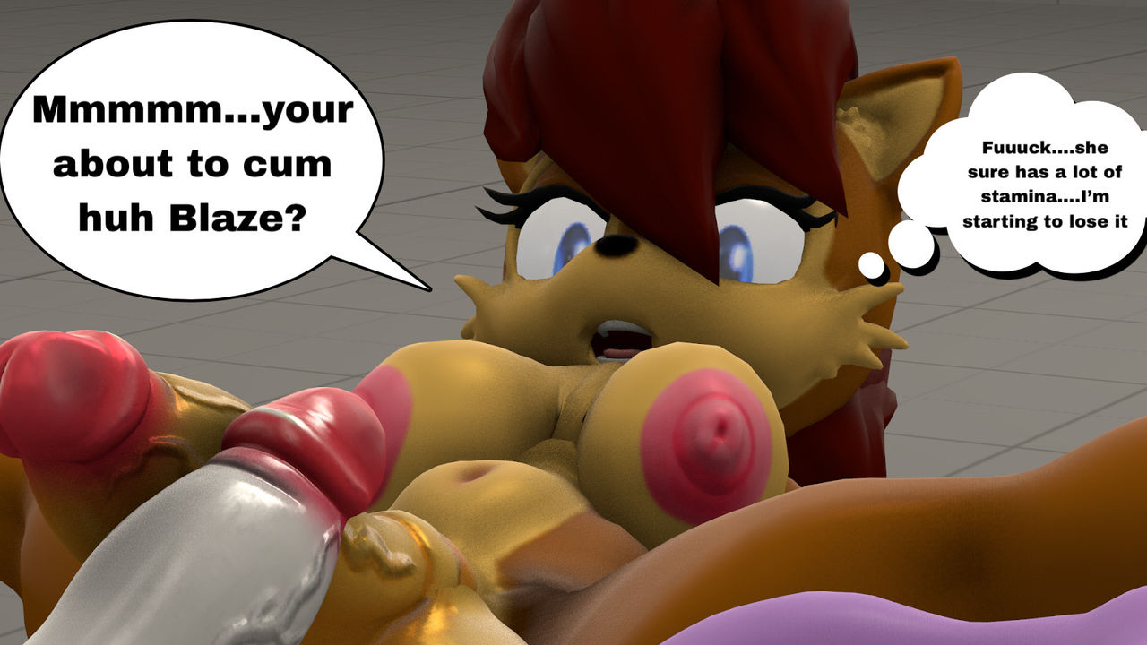 Sally and Blaze Sword Fight page 4 full