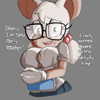 [inuyuru] Big-Tittied Nerd Rouge (Sonic the Hedgehog) [Ongoing?] cover