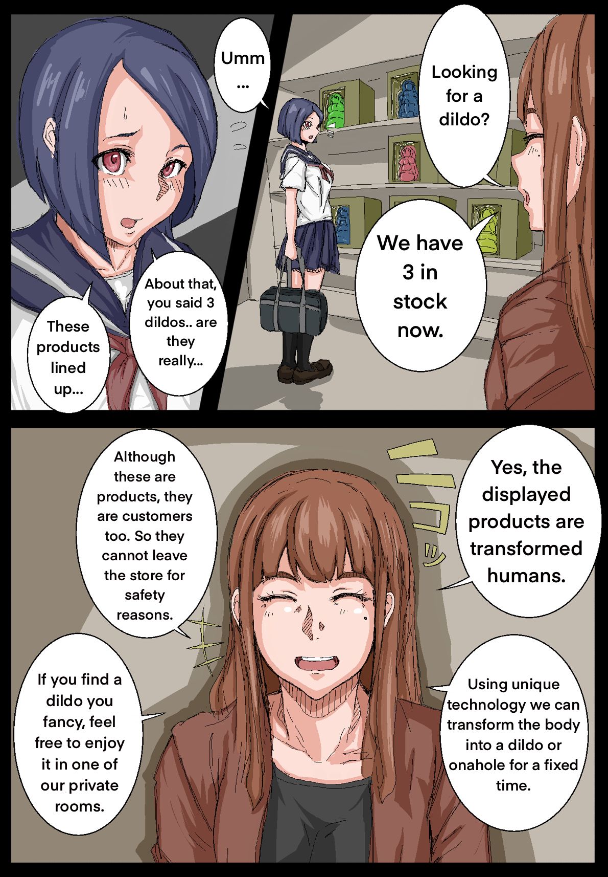 Onahole Senpai. page 5 full