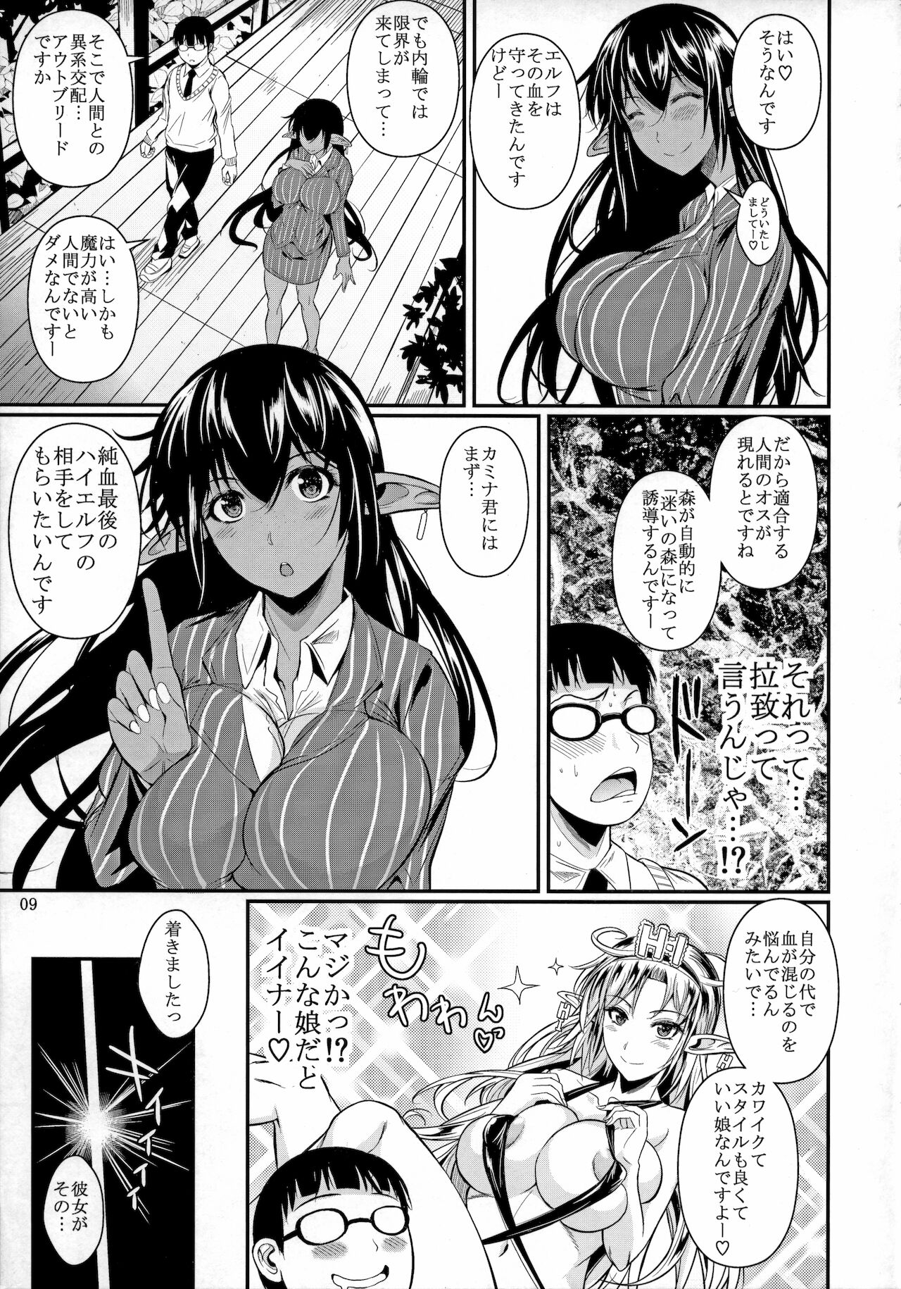 High Elf x High School page 10 full