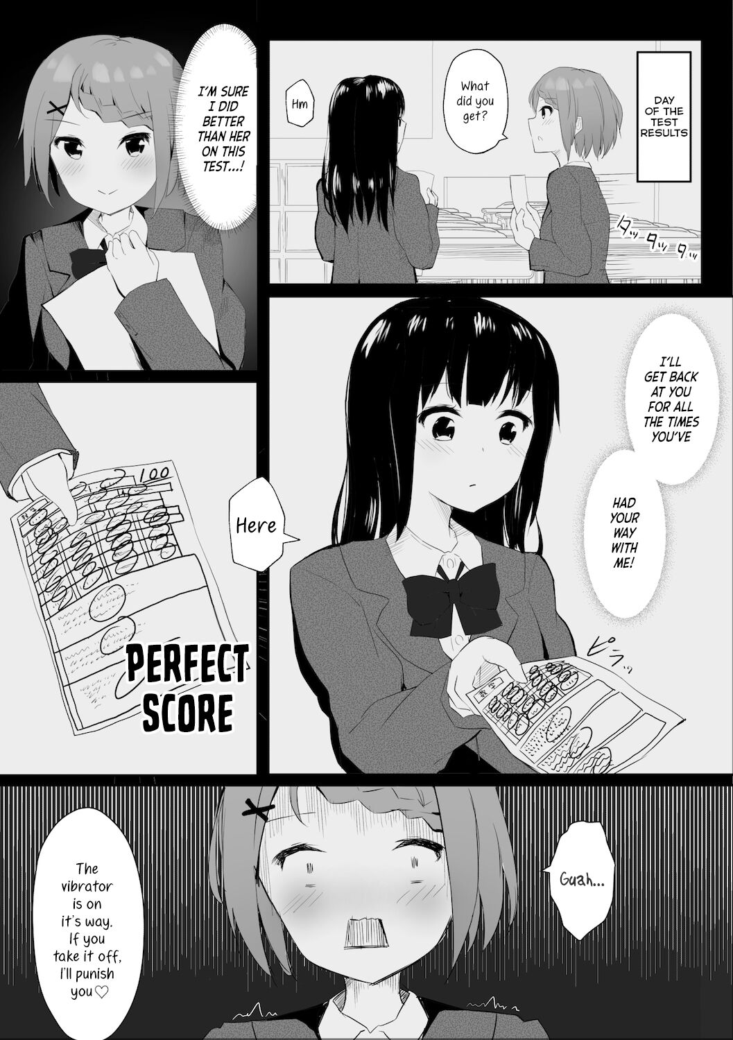 Jugyouchuu ni RemoCon Rotor Tsukerareta Okaeshi ni Kousoku Les Sex Suru Hanashi | A Story About Tied Up Lesbian Sex in Return for Vibrator Play in the Middle of Class page 4 full