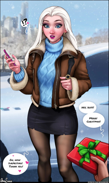 Elsa Frozen Porn Xxx - X-Mas Present For Elsa - Comic Porn XXX