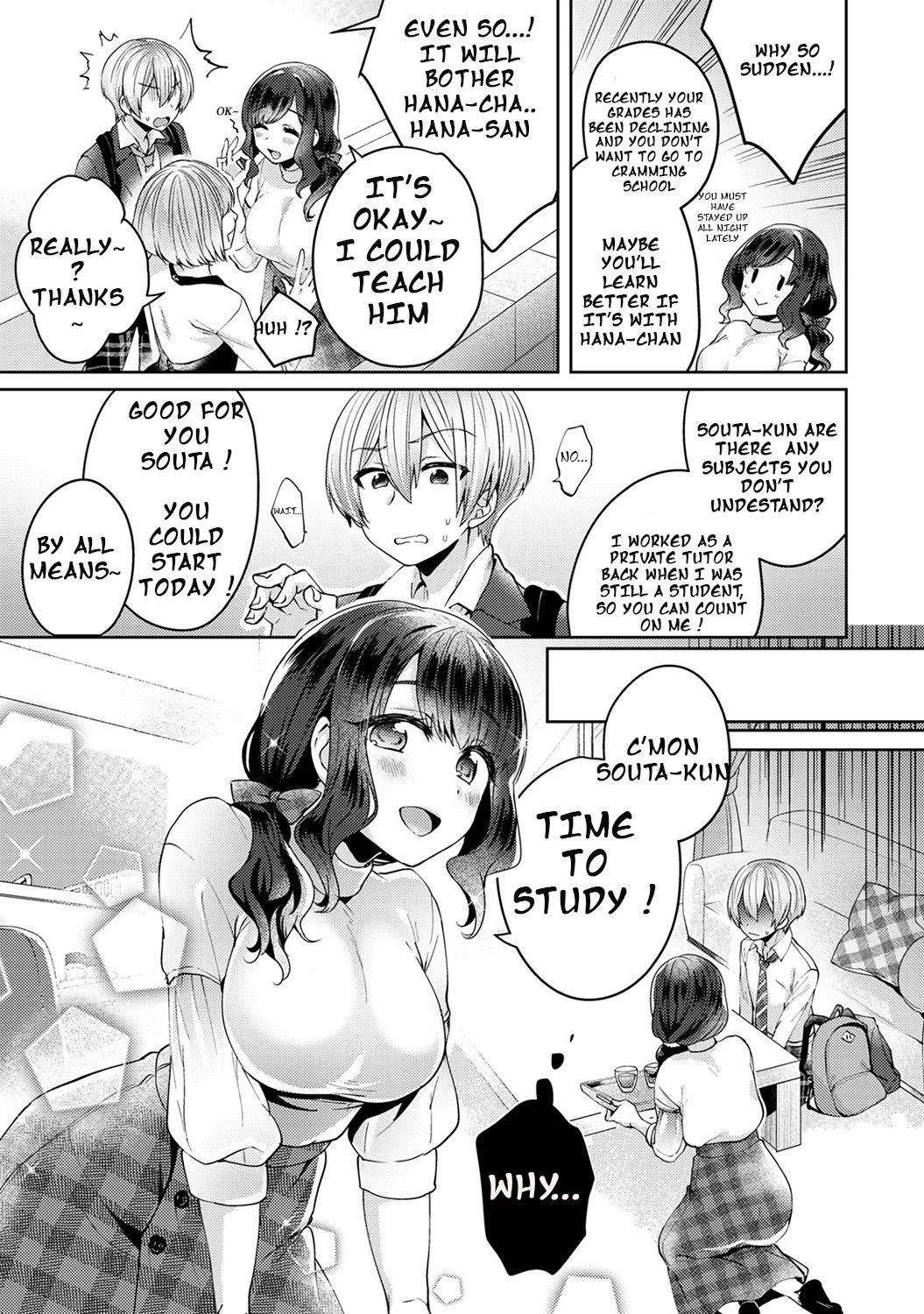 Fushidara na Junai -Toshishita Danshi ni Netorarete...- |Immoral Pure Love -NTRed by younger boy...- Ch. 1 page 10 full