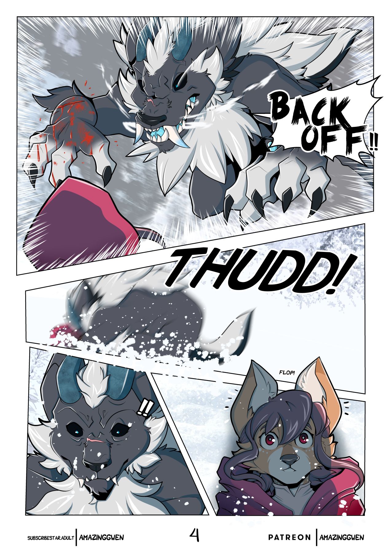 Red Blossom & Winter Snow page 5 full