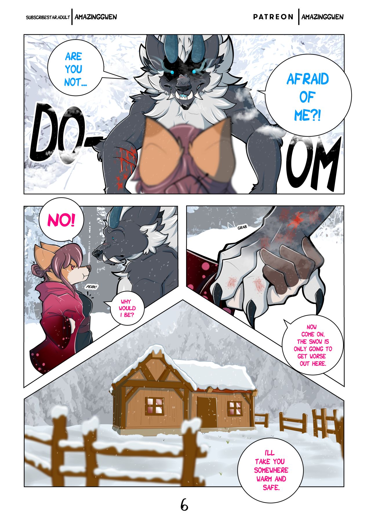 Red Blossom & Winter Snow page 7 full