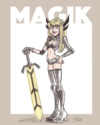 [Sinope] Uncanny Magik (X-Men) cover
