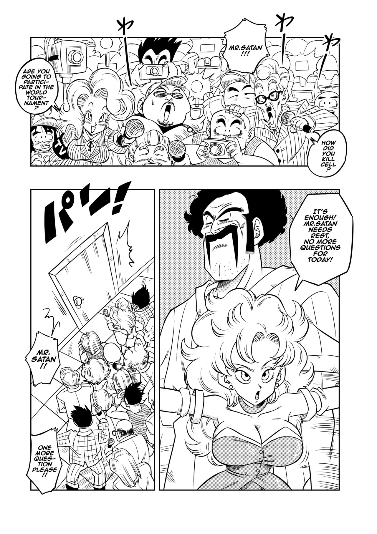 Mister Satan no Himitsu no Training | Mr. Satan's Secret Training page 2 full