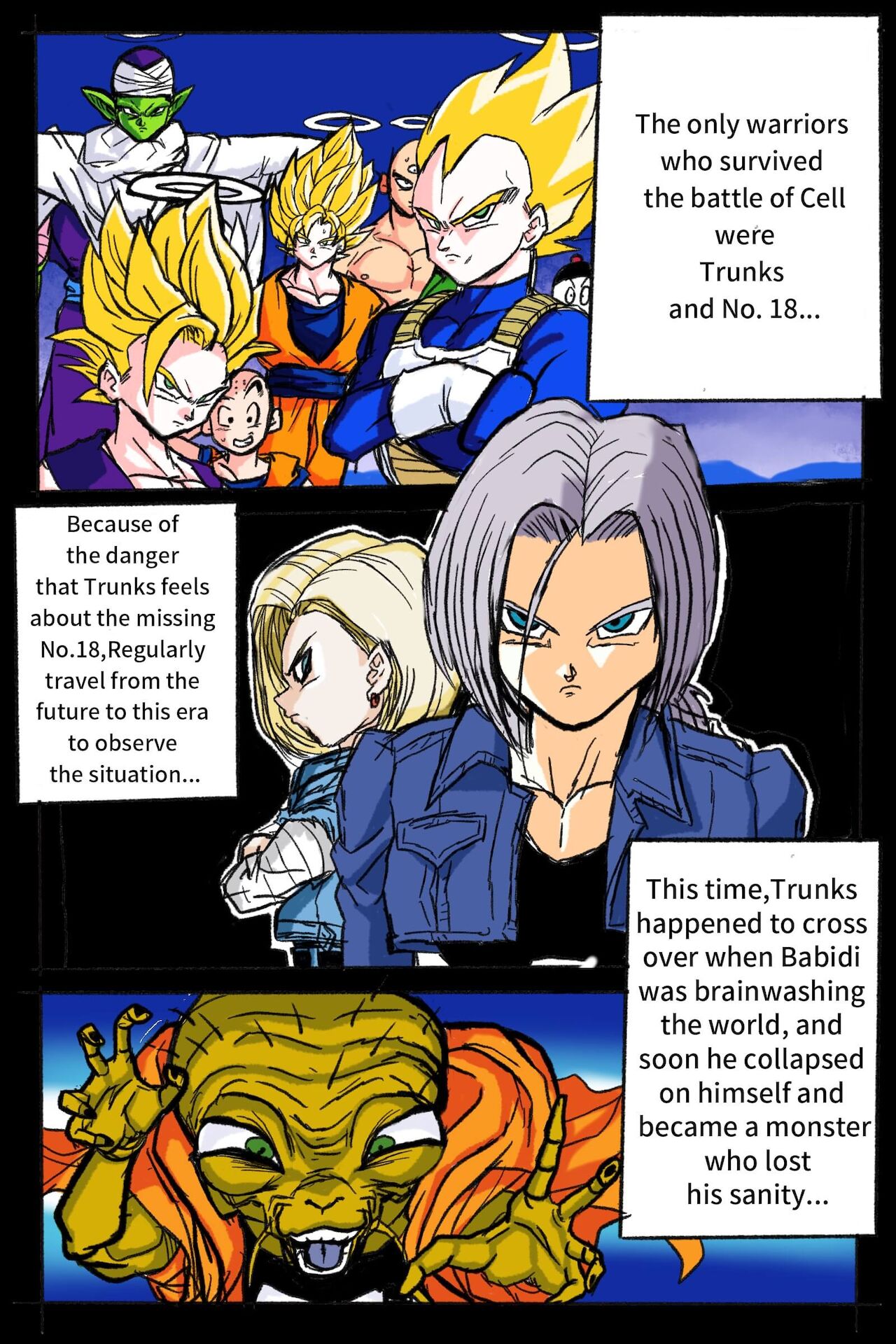 Ryona Budokai 3 - Android 18 vs Trunks page 12 full