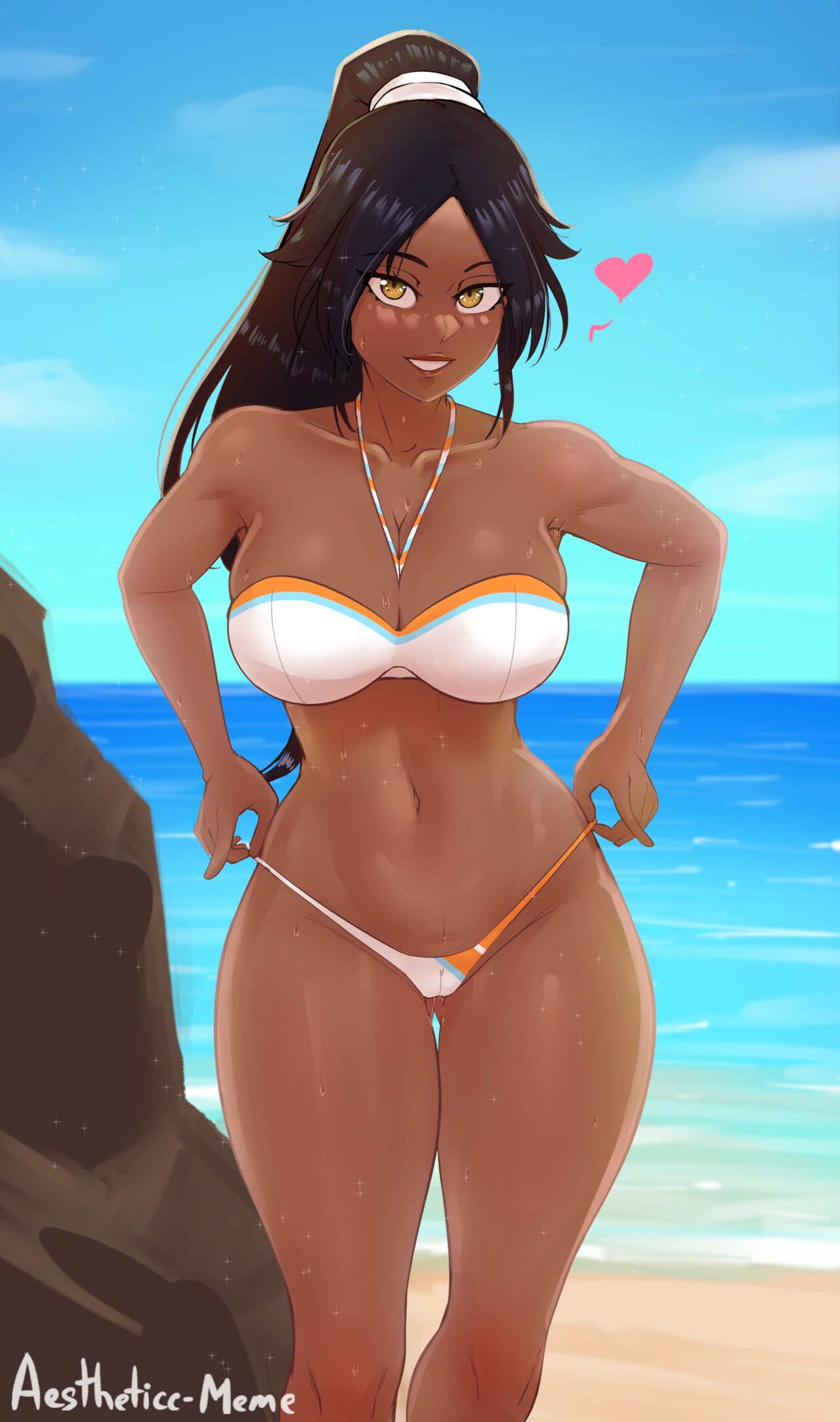 Beach Yoruichi page 1 full