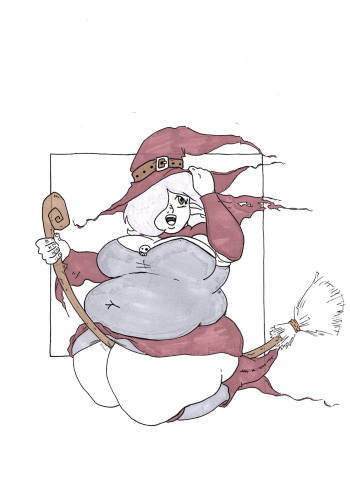 [Mo0T0K0o] fat witch cover