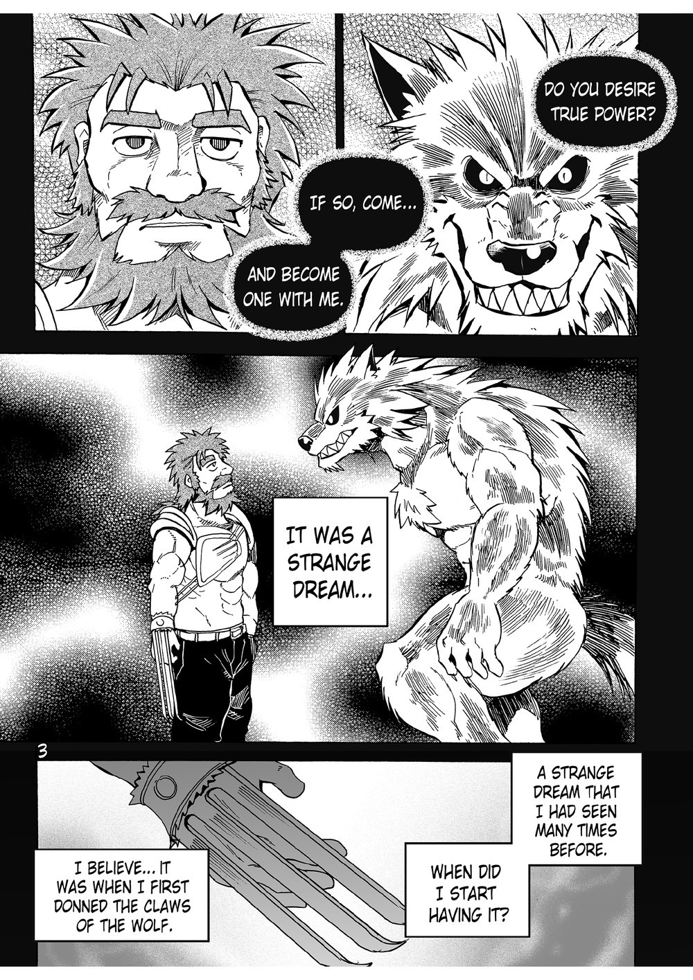 Hypnosis Monthly Vol. 3 The Wolf's Curse page 4 full
