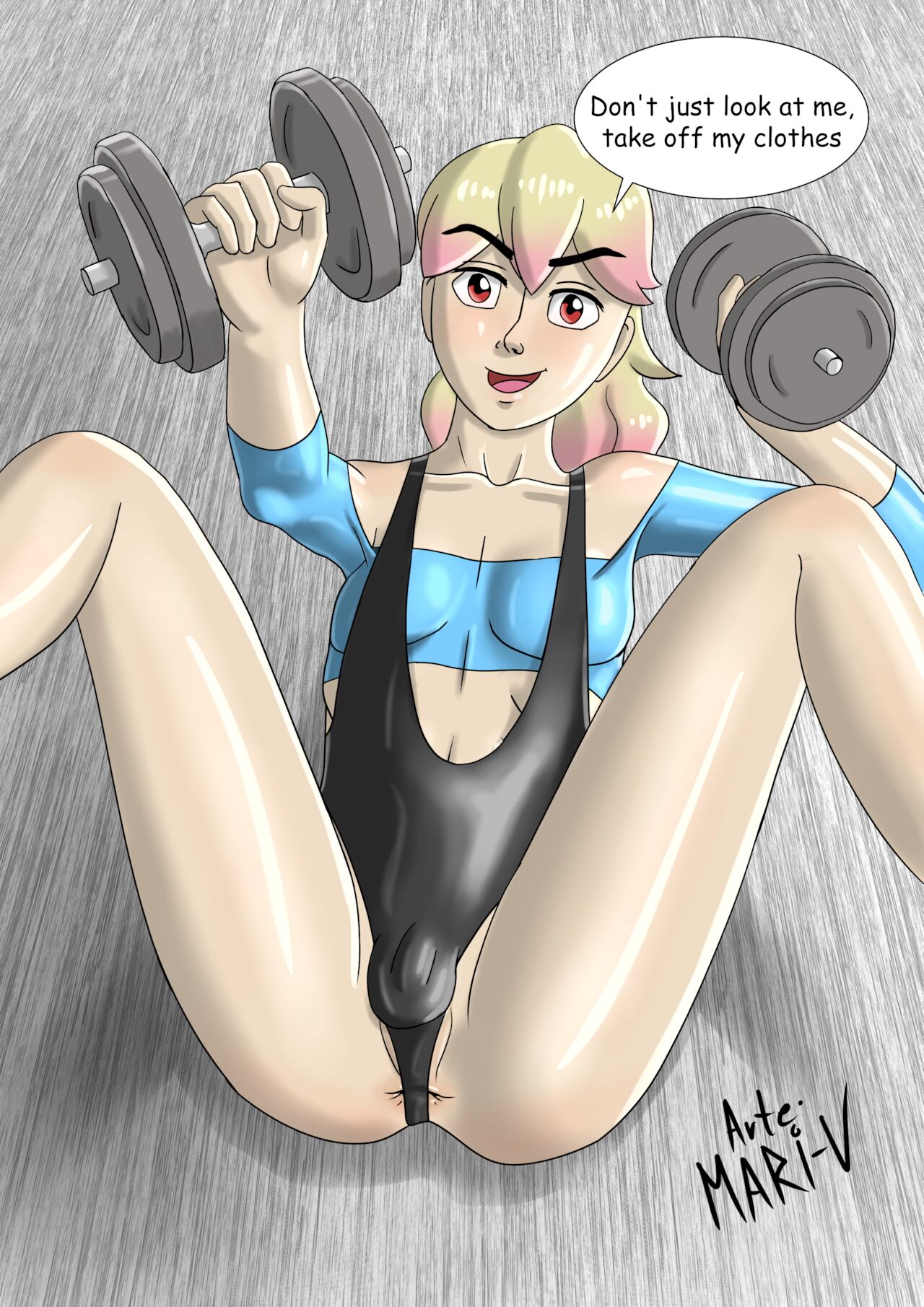 Jessy at the Gym page 4 full