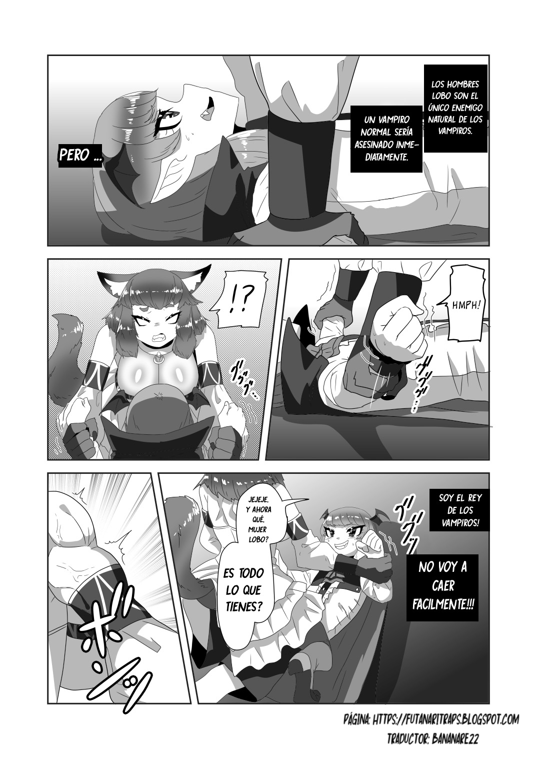 Shota Kyuuketsuki to Ikenie no Futanari Ookamihime Vampire Shota and Sacrificial Futanari She-Werewolf  ESP page 12 full