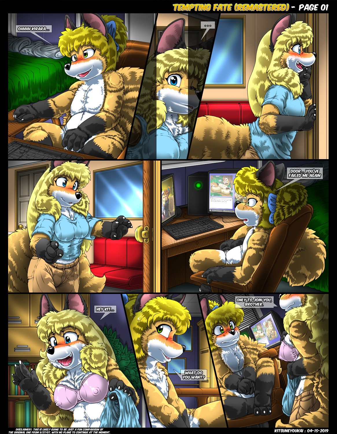 Tempting Fate  by Kitsune-Youkai page 1 full