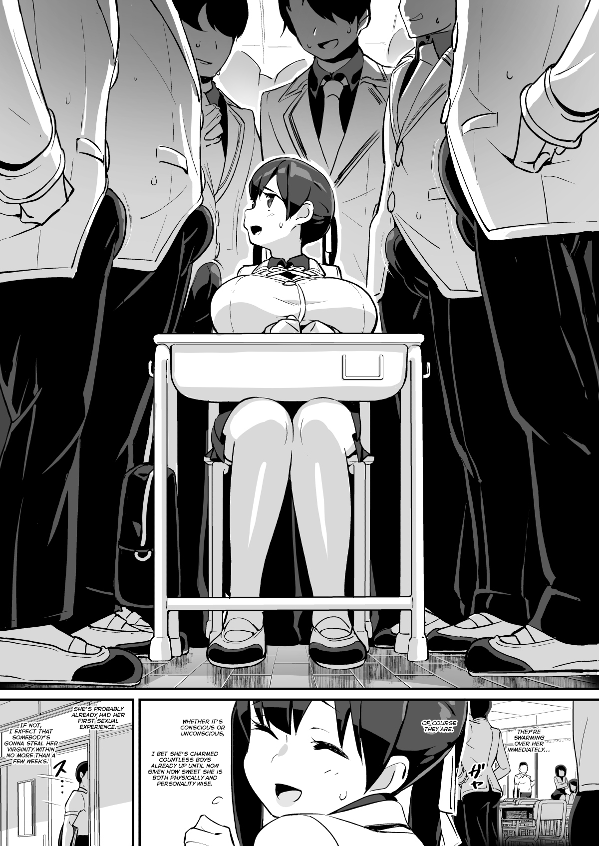 Muchimuchi Kyonyuu Tenkousei Kumokawa Suzuran | Voluptuous, Buxom Transfer Student Kumokawa Suzuran page 9 full