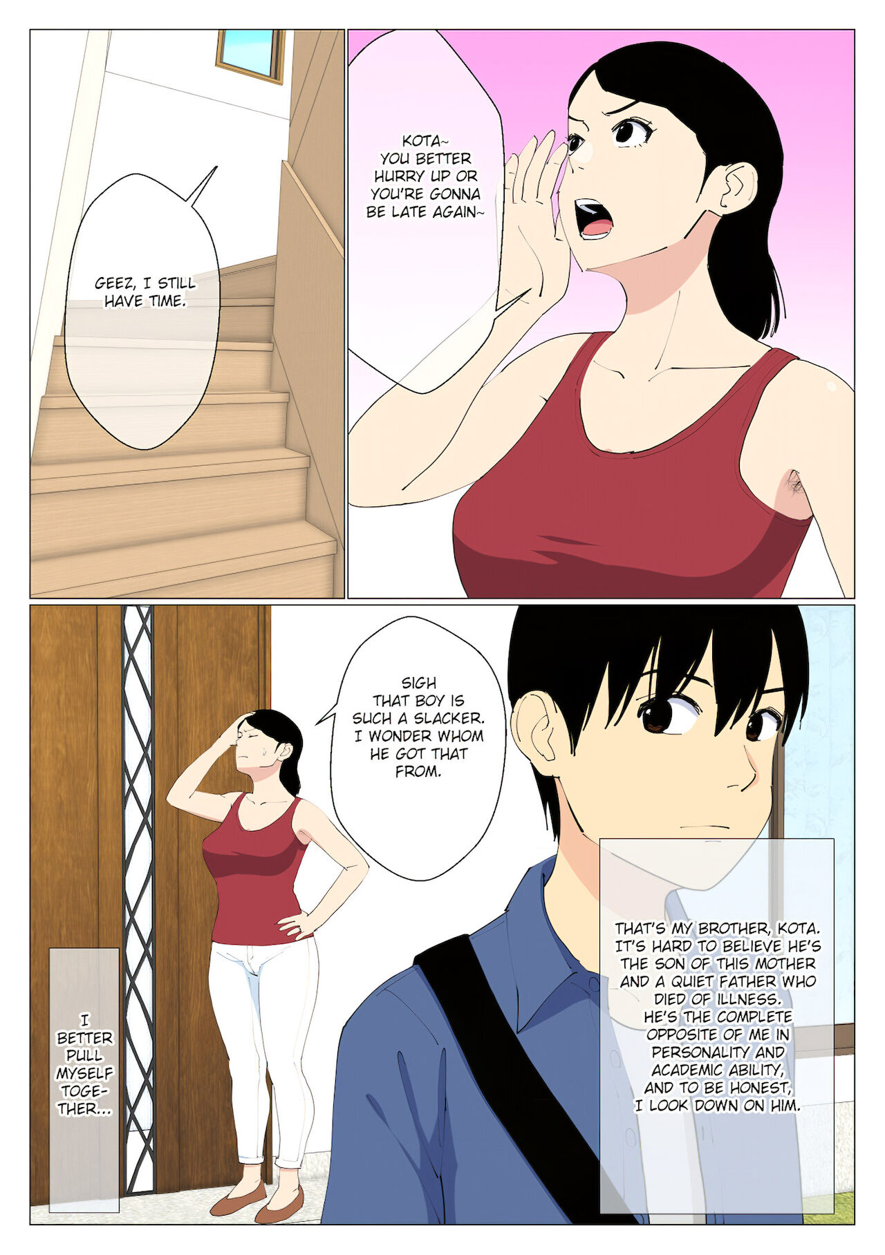 Deki no Warui Ani to Kaa-san ga Sex Shiteta Hanashi page 3 full