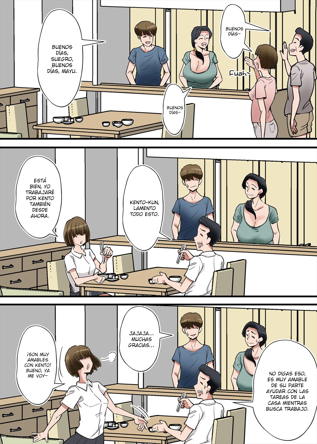 Hentai Kansoku ~Yome no Bakunyuu Kaa-chan o Netoritai~ page 4 full